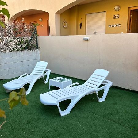 Ferienwohnung Bajo Con Jardin A Pie De Playa Y Piscina Comunitaria Con Jacuzzi Playas de Vera Exterior foto