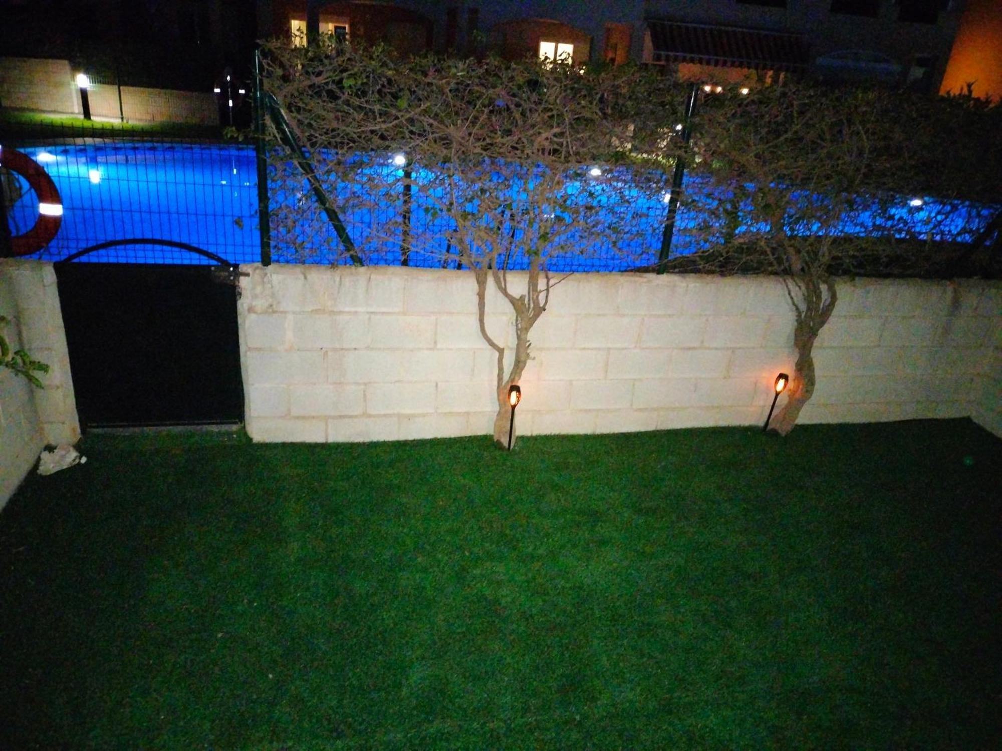 Ferienwohnung Bajo Con Jardin A Pie De Playa Y Piscina Comunitaria Con Jacuzzi Playas de Vera Exterior foto