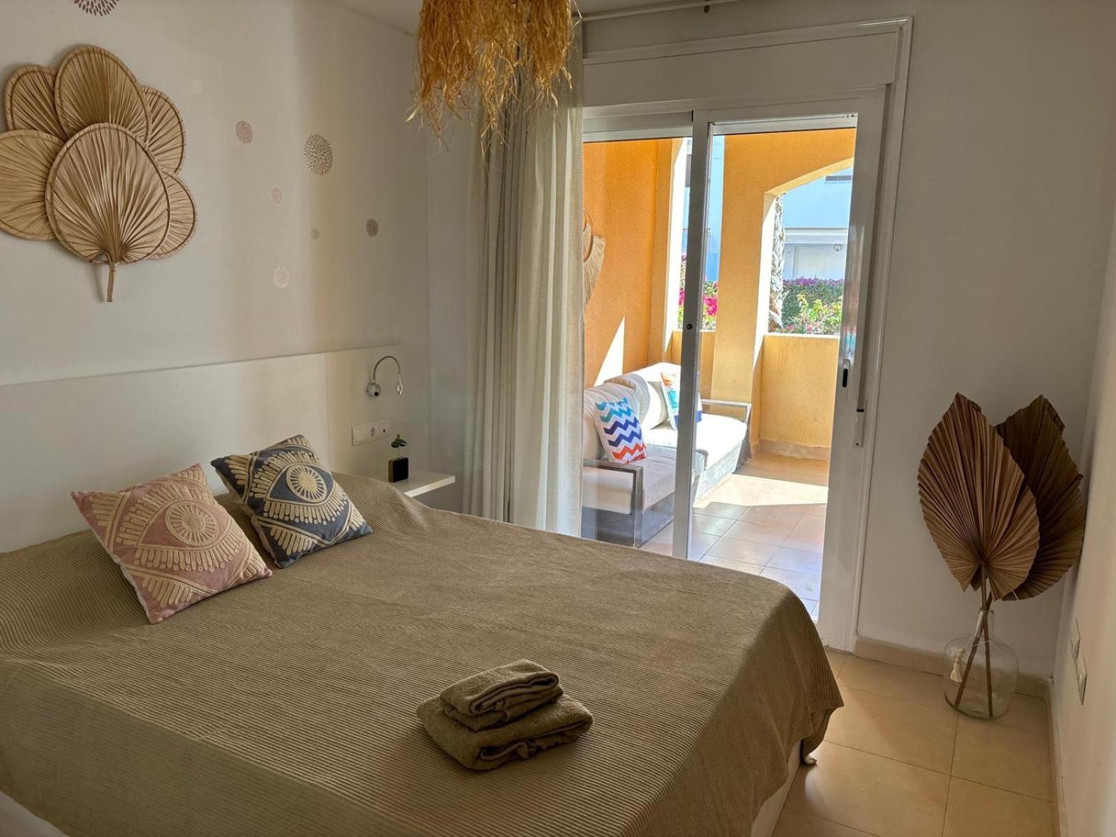 Ferienwohnung Bajo Con Jardin A Pie De Playa Y Piscina Comunitaria Con Jacuzzi Playas de Vera Exterior foto