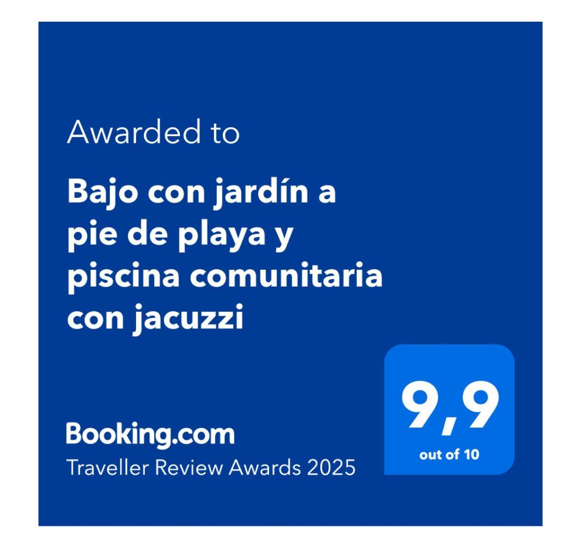 Ferienwohnung Bajo Con Jardin A Pie De Playa Y Piscina Comunitaria Con Jacuzzi Playas de Vera Exterior foto